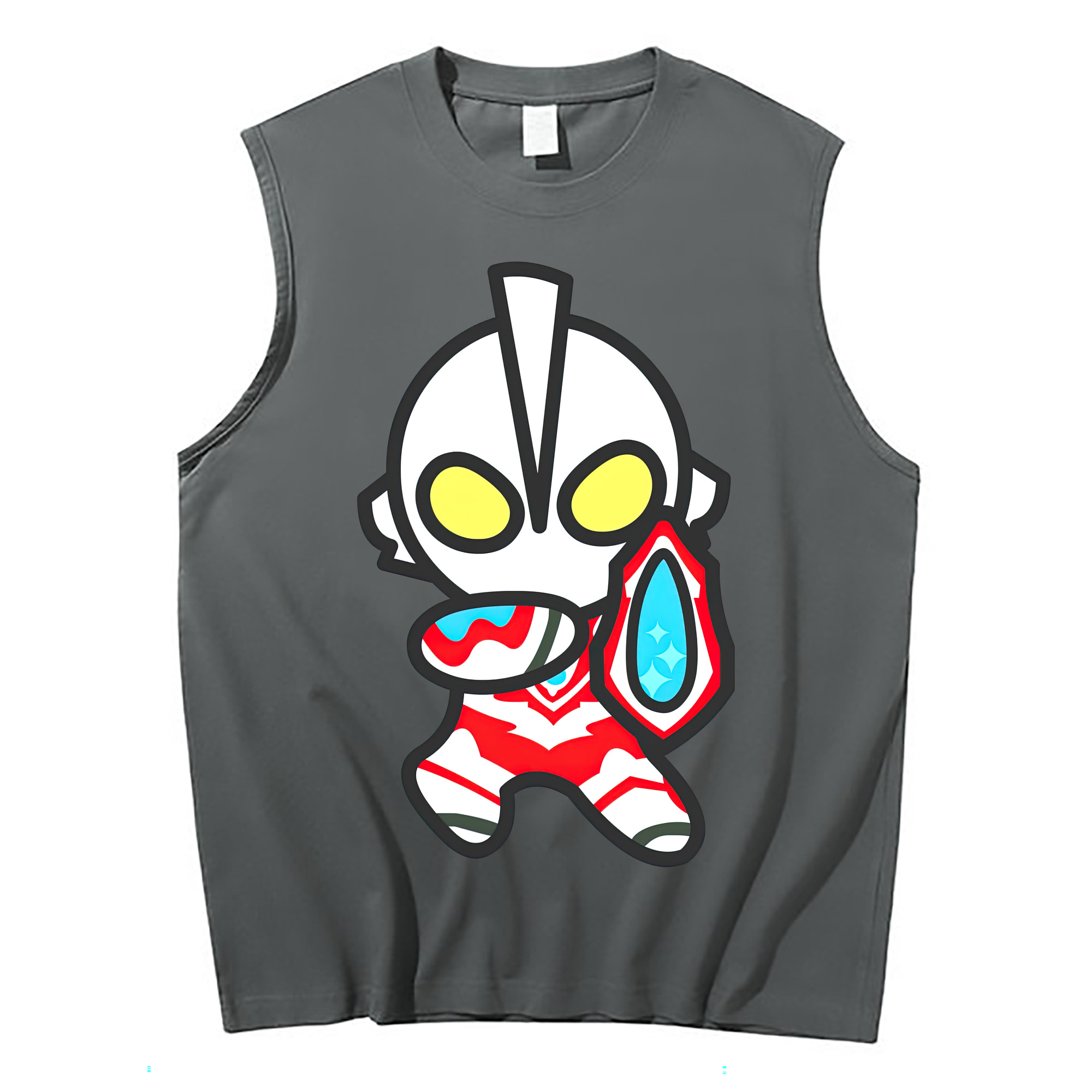 （画像用） ウルトラマン Ultraman コットン100％タンクトップ（フロントプリント）
